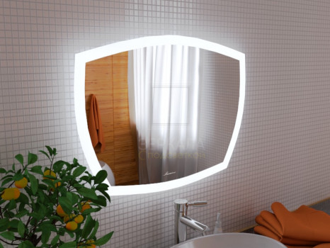 Зеркало с подсветкой для ванной комнаты Асти