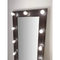 Гримерное зеркало с подсветкой 160х60 Венге
