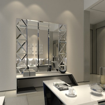 Зеркальное панно на кухню в стиле модерн
