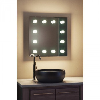 Гримерное зеркало для ванной комнаты 80х80