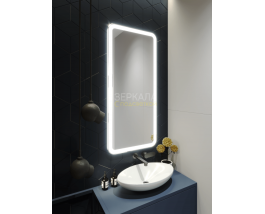 Зеркало в ванную комнату с подсветкой Анкона Лонг