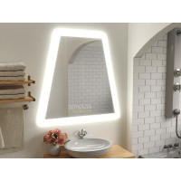 Зеркало в ванную комнату с подсветкой Гави 700х800 мм