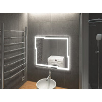Зеркало в ванную комнату с подсветкой Лавелло 850х850 мм