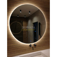 Зеркало с парящей внутренней подсветкой для ванной комнаты Мун