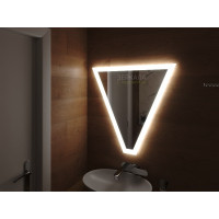 Зеркало в ванную комнату с подсветкой Винчи 600х600 мм
